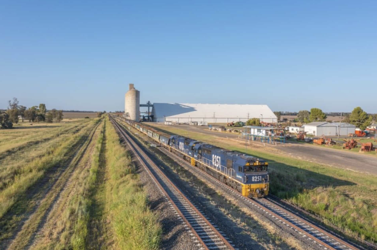 First GrainCorp train to use upgraded line north of Moree